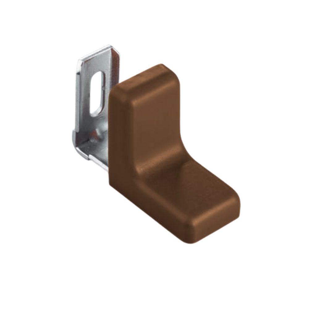 Ángulo de muebles de metal con cubierta de plástico - Nogal – Furnica