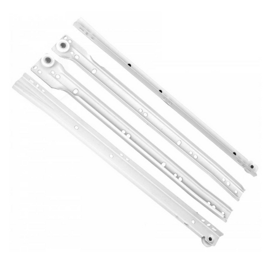 Conjunto de diapositivas de rodillos POM blanco – Furnica