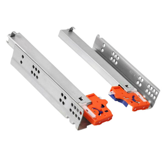 Corredores de cajón ocultos de cierre suave, montaje oculto, extensión completa - 270mm – Furnica