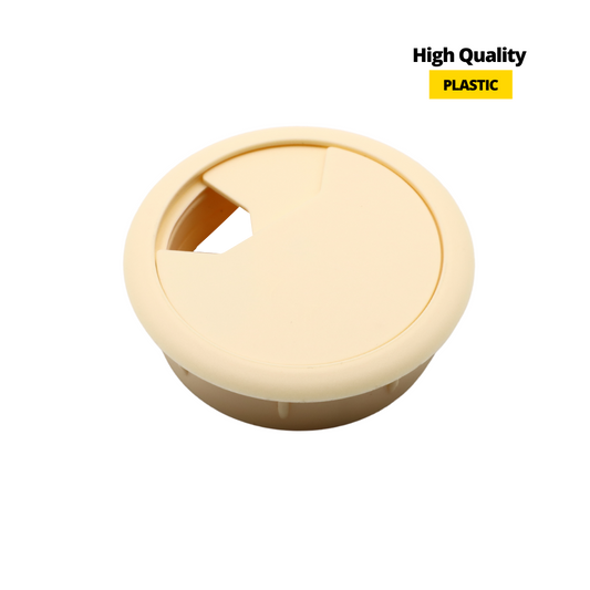 Pasacables de plástico Ø60mm, crema (2) – Furnica