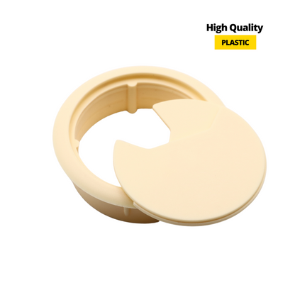 Pasacables de plástico Ø60mm, crema (4) – Furnica