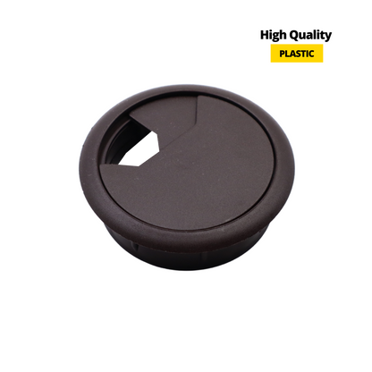 Pasacables de plástico Ø60mm, marrón oscuro extra (2) – Furnica