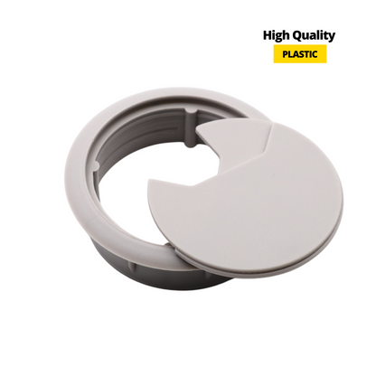 Pasacables de plástico Ø60mm, gris (4) – Furnica