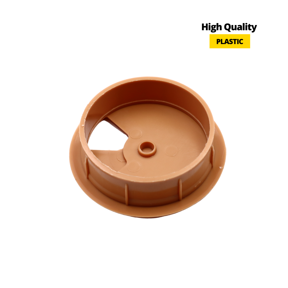 Pasacables de plástico Ø60mm, marrón claro (3) – Furnica