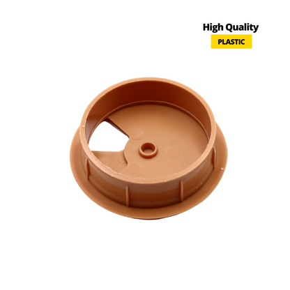 Pasacables de plástico Ø60mm, marrón claro (3) – Furnica