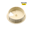 Pasacables de plástico Ø60mm, vainilla