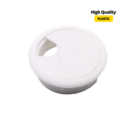Pasacables de plástico Ø60mm, blanco (2) – Furnica