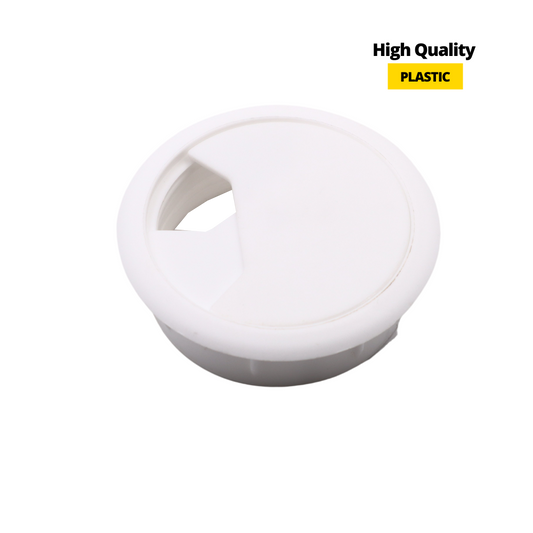 Pasacables de plástico Ø60mm, blanco (2) – Furnica