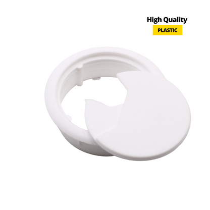 Pasacables de plástico Ø60mm, blanco (3) – Furnica