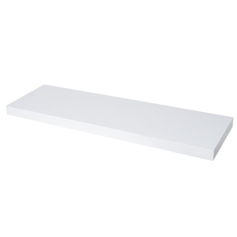 Estante flotante - pack de 3 - Blanco - 80 cm