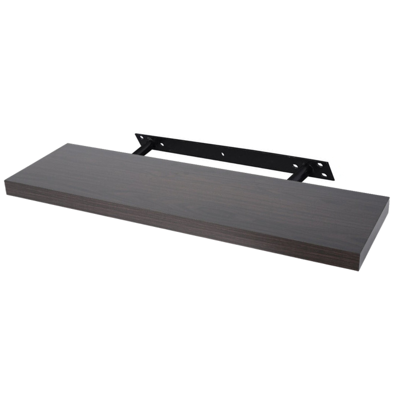 Estante flotante - pack de 3 - Wengué - 80 cm