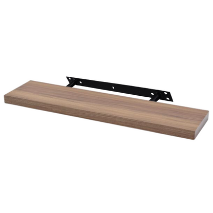 Estante flotante - pack de 3 - Nogal - 90 cm