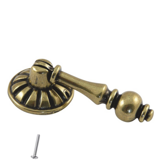Perilla de gabinete vintage - Ø29mm - latón antiguo – Furnica