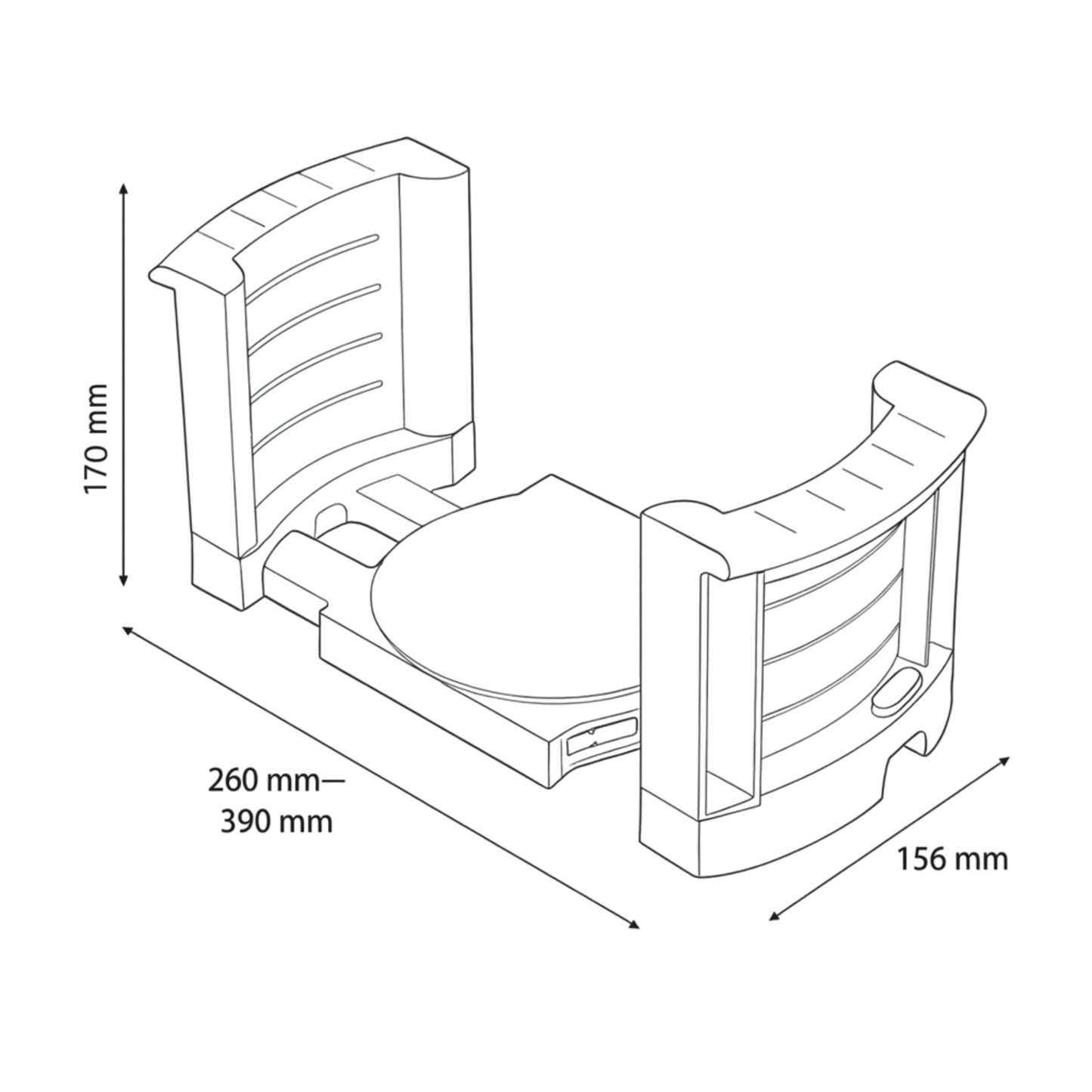 Soporte de tablero - Antracita