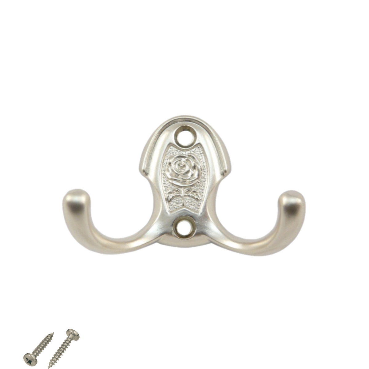 Doble gancho para batas - 46mm - Satinado – Furnica