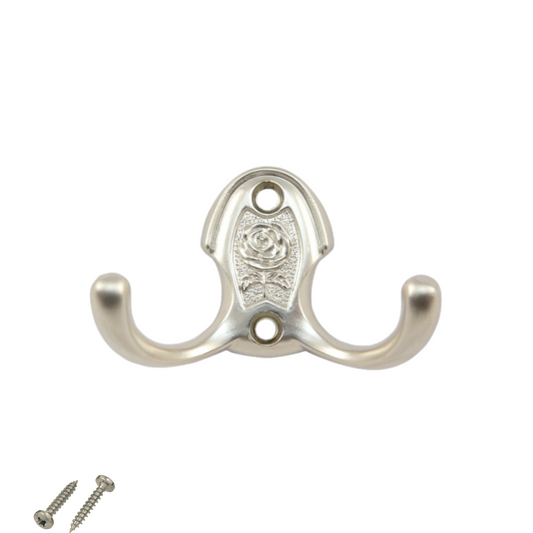 Doble gancho para batas - 46mm - Satinado – Furnica