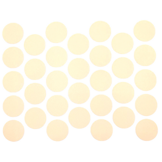 Tapas de cubierta de tornillo autoadhesivas - Crema 18mm – Furnica