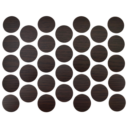 Tapas de cubierta de tornillo autoadhesivas - Wenge 18mm – Furnica