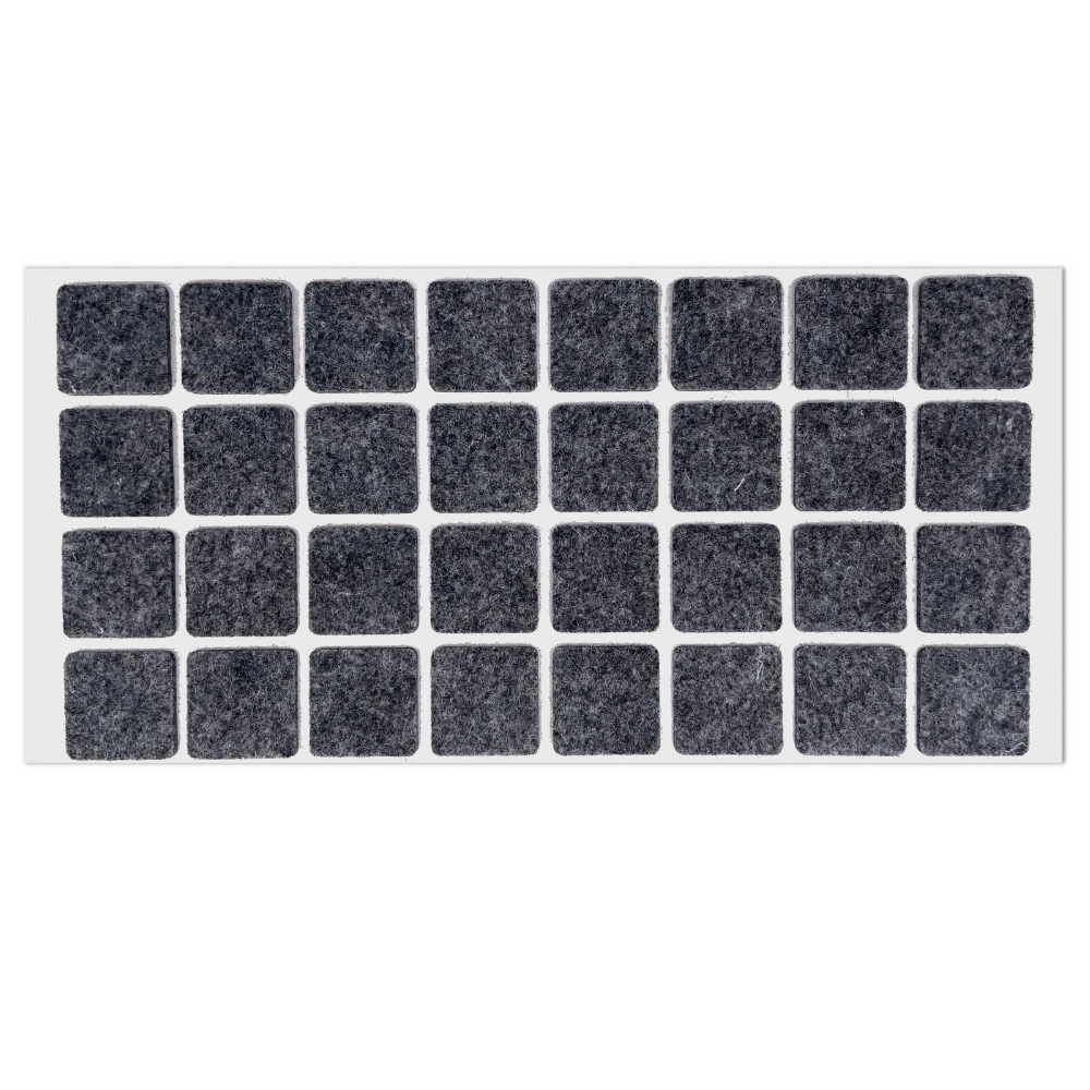 Almohadilla de fieltro autoadhesiva 25x25mm - Gris – Furnica