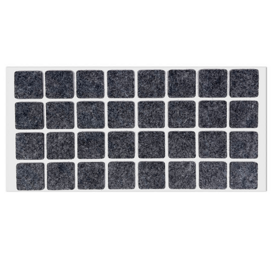Almohadilla de fieltro autoadhesiva 25x25mm - Gris – Furnica