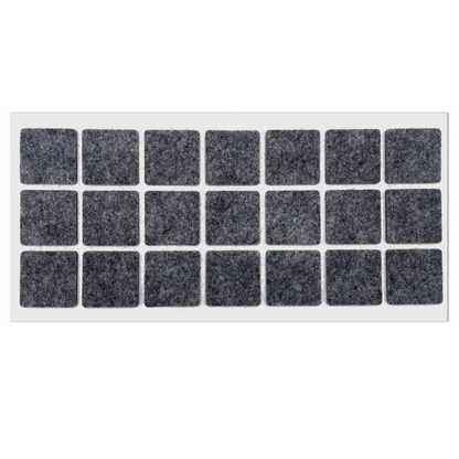 Almohadilla de fieltro autoadhesiva de 30x30mm - Gris – Furnica