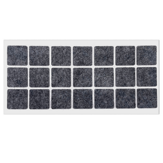 Almohadilla de fieltro autoadhesiva de 30x30mm - Gris – Furnica