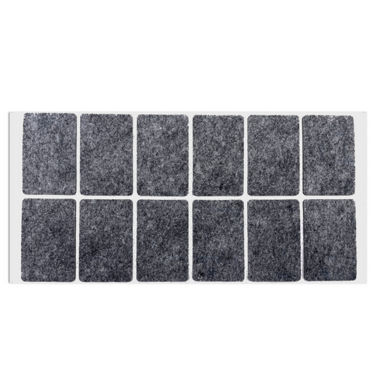 Almohadilla de fieltro autoadhesiva de 35x55mm - Gris – Furnica