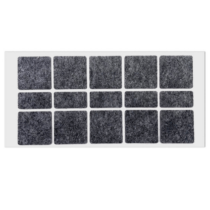 Almohadilla de fieltro autoadhesiva 40x40mm/20x40mm - Gris – Furnica