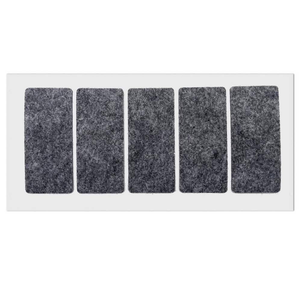 Almohadilla de fieltro autoadhesiva de 40x90mm - Gris – Furnica