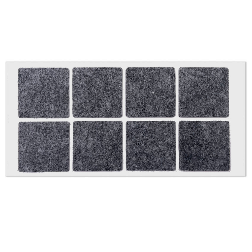 Almohadilla de fieltro autoadhesiva de 50x50mm - Gris – Furnica