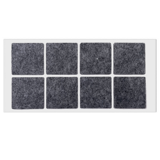 Almohadilla de fieltro autoadhesiva de 50x50mm - Gris – Furnica