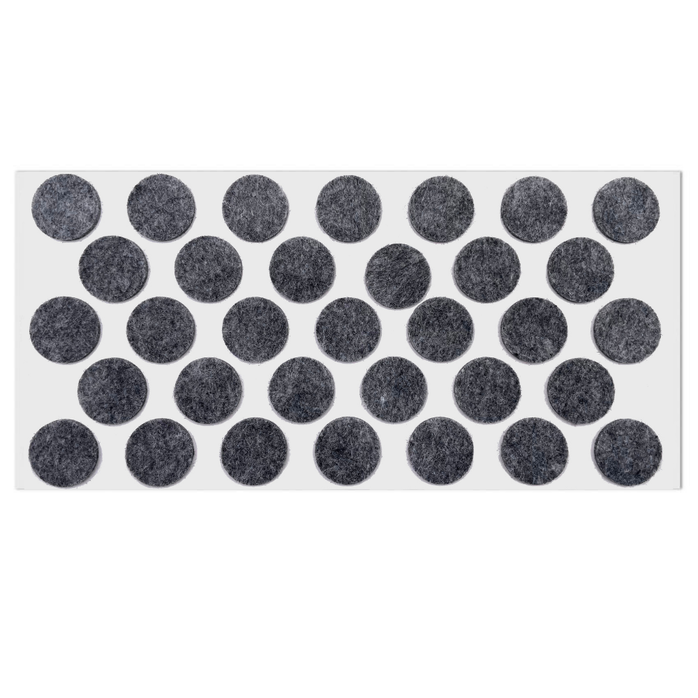 Almohadilla de fieltro autoadhesiva Ø24mm - Gris – Furnica