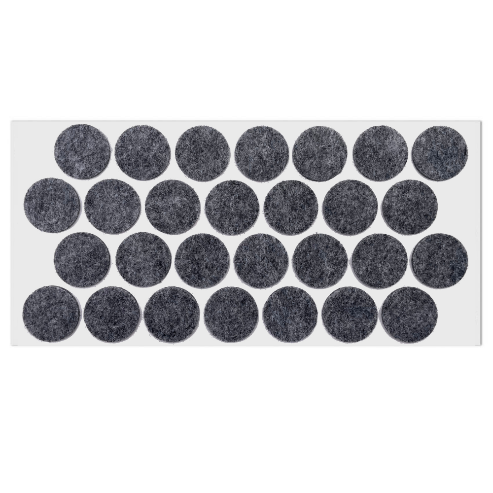 Almohadilla de fieltro autoadhesiva Ø28mm - Gris – Furnica