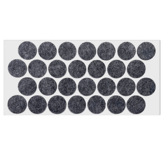 Almohadilla de fieltro autoadhesiva Ø28mm - Gris – Furnica