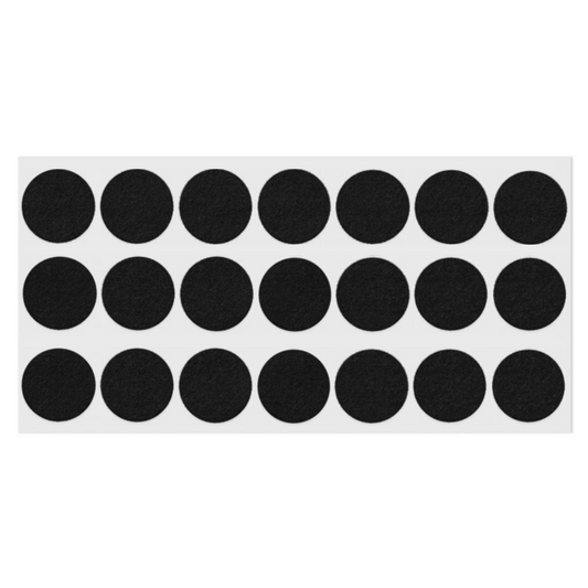 Almohadilla de fieltro autoadhesiva Ø30mm - Negra – Furnica