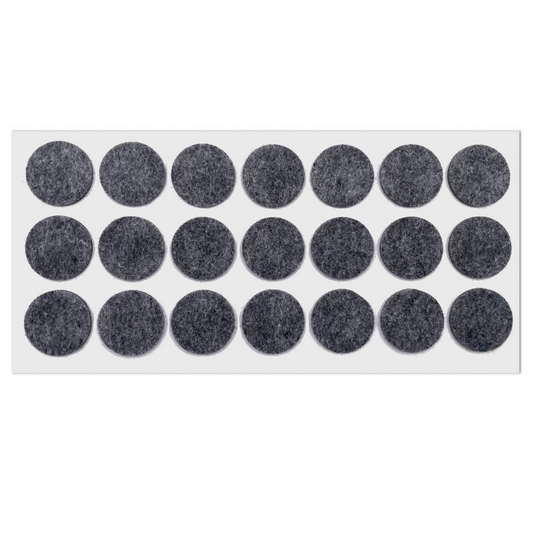 Almohadilla de fieltro autoadhesiva Ø30mm - Gris – Furnica