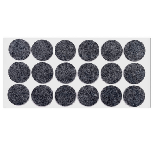 Almohadilla de fieltro autoadhesiva Ø35mm - Gris – Furnica