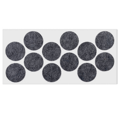 Almohadilla de fieltro autoadhesiva Ø40mm gris – Furnica