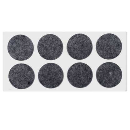 Almohadilla de fieltro autoadhesiva Ø50mm gris – Furnica