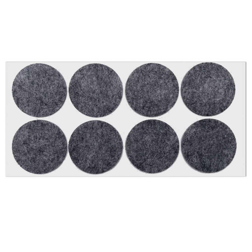 Almohadilla de fieltro autoadhesiva Ø55mm gris – Furnica