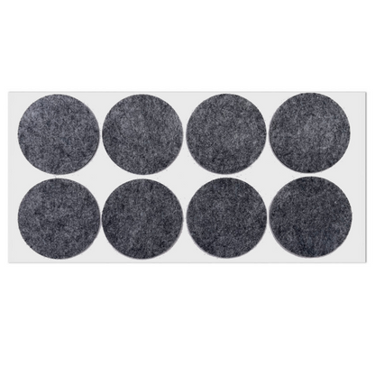 Almohadilla de fieltro autoadhesiva Ø55mm gris – Furnica