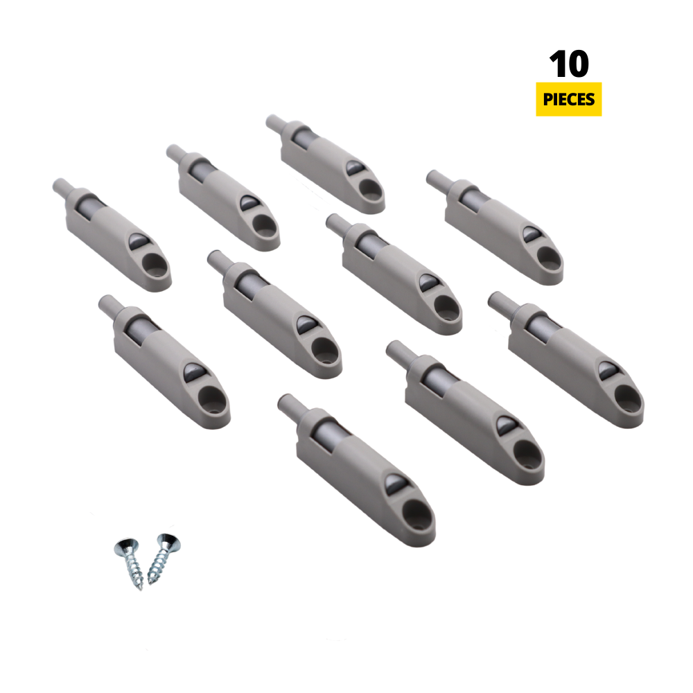 Amortiguador de puerta de armario de cierre suave - Gris (10 piezas) (2) – Furnica
