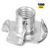 T-nuts M6 - Acero recubierto de zinc - 1000 piezas