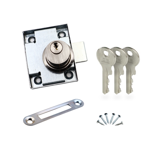 Cerradura de mueble izquierda/derecha de 22x21mm – Izquierda – Furnica