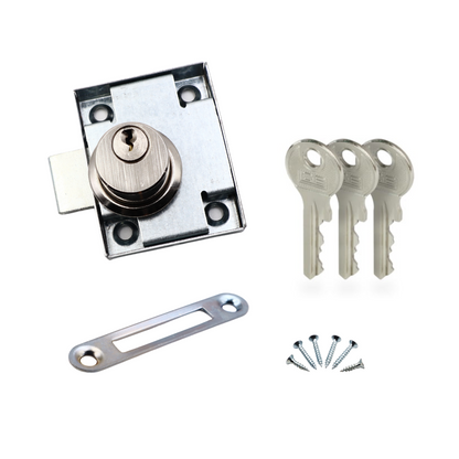 Cerradura de mueble izquierda/derecha de 22x21mm – Derecha – Furnica