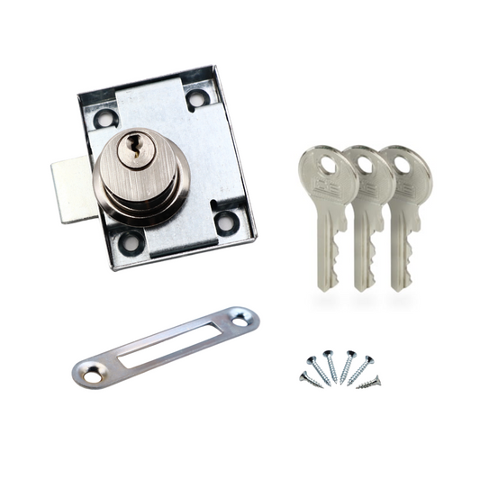 Cerradura de mueble izquierda/derecha de 22x21mm – Derecha – Furnica