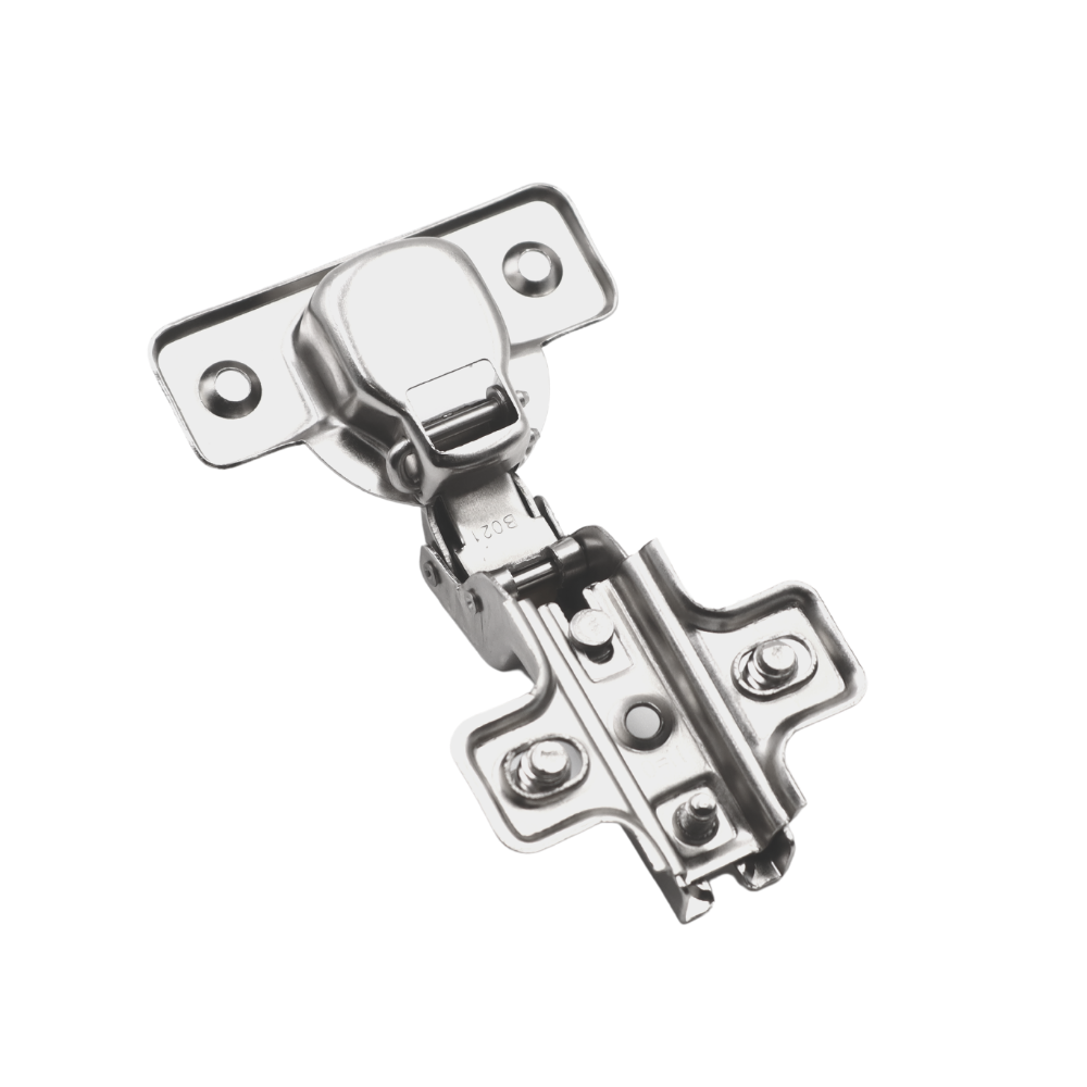 Bisagra, placa de montaje H0 con tornillos EURO, puertas empotradas (2) – Furnica