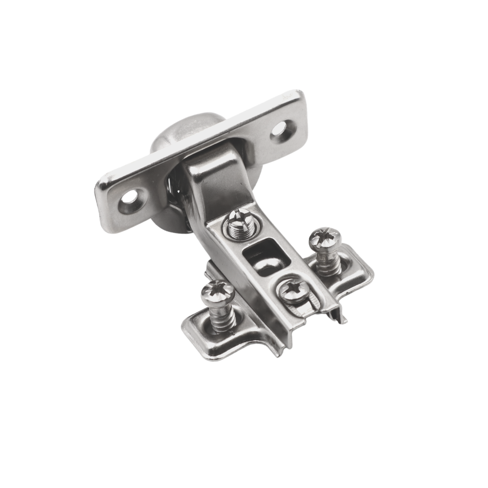 Bisagra, placa de montaje H0 con tornillos EURO, puertas empotradas (3) – Furnica