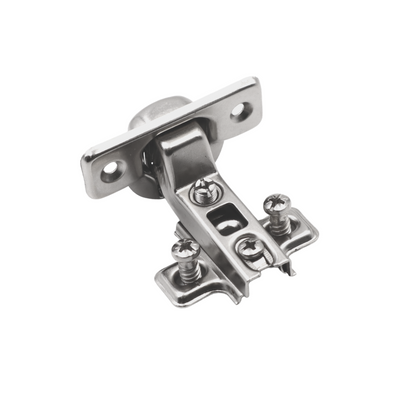 Bisagra, placa de montaje H0 con tornillos EURO, puertas empotradas (3) – Furnica