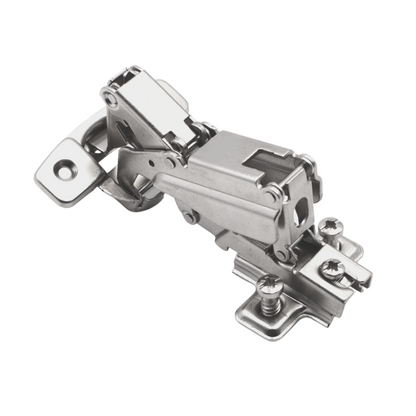Bisagra de 165º, placa de montaje H2 con tornillos EURO, puertas con solapamiento (3) – Furnica